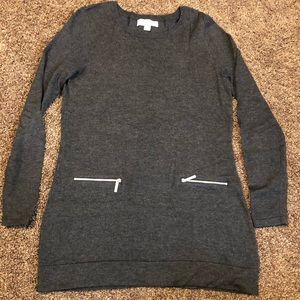 Michael Kors zipper sweater tunic
